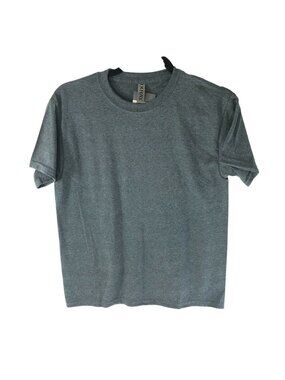 Ouray Kids T Shirt Crew Neck Short Sleeve Heathered Gray Basic Size M